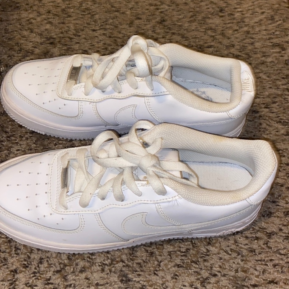 White Air Force 1s,